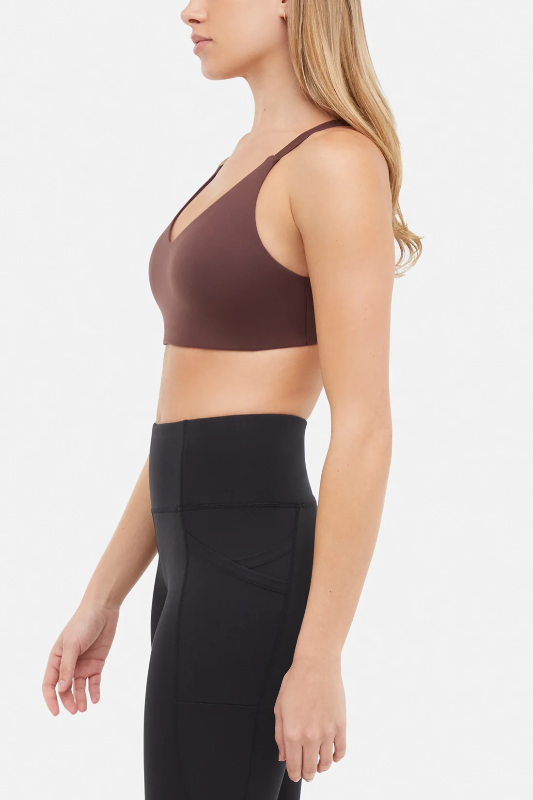 Allie Sport Bra - French Roast - Image 3