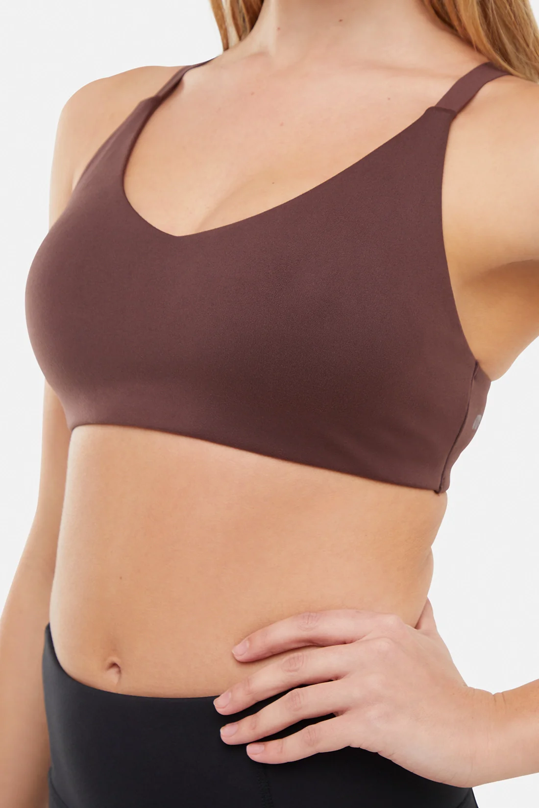 Allie Sport Bra - French Roast - Image 5