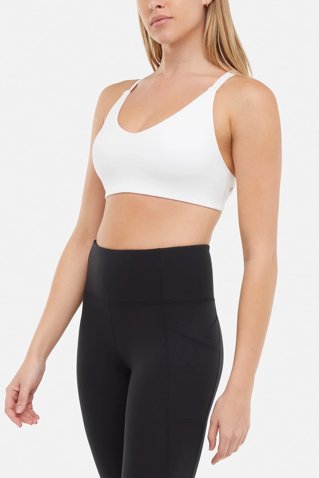 Allie Sport Bra - White - Image 4