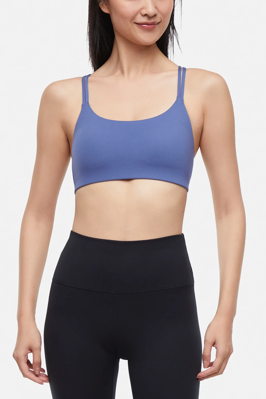 Camilla Sport Bra (Gray Blue)