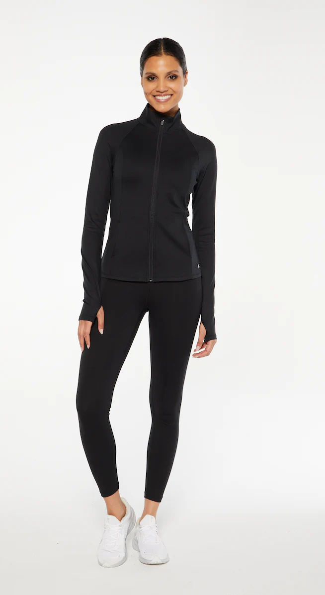 Essential Yoga Jacket (Black) - Image 5