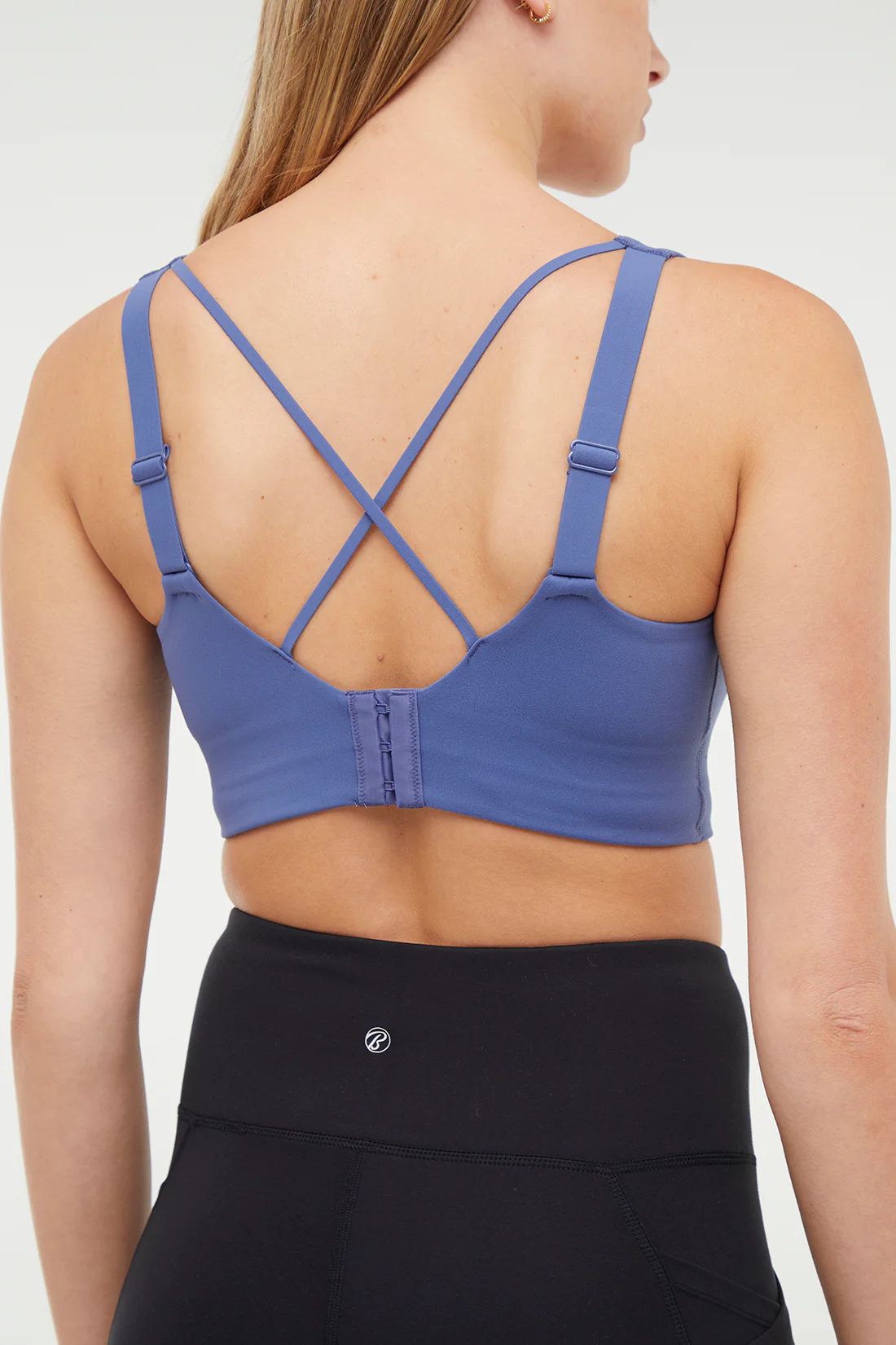 Jane Sport Bra - Gray Blue - Image 6