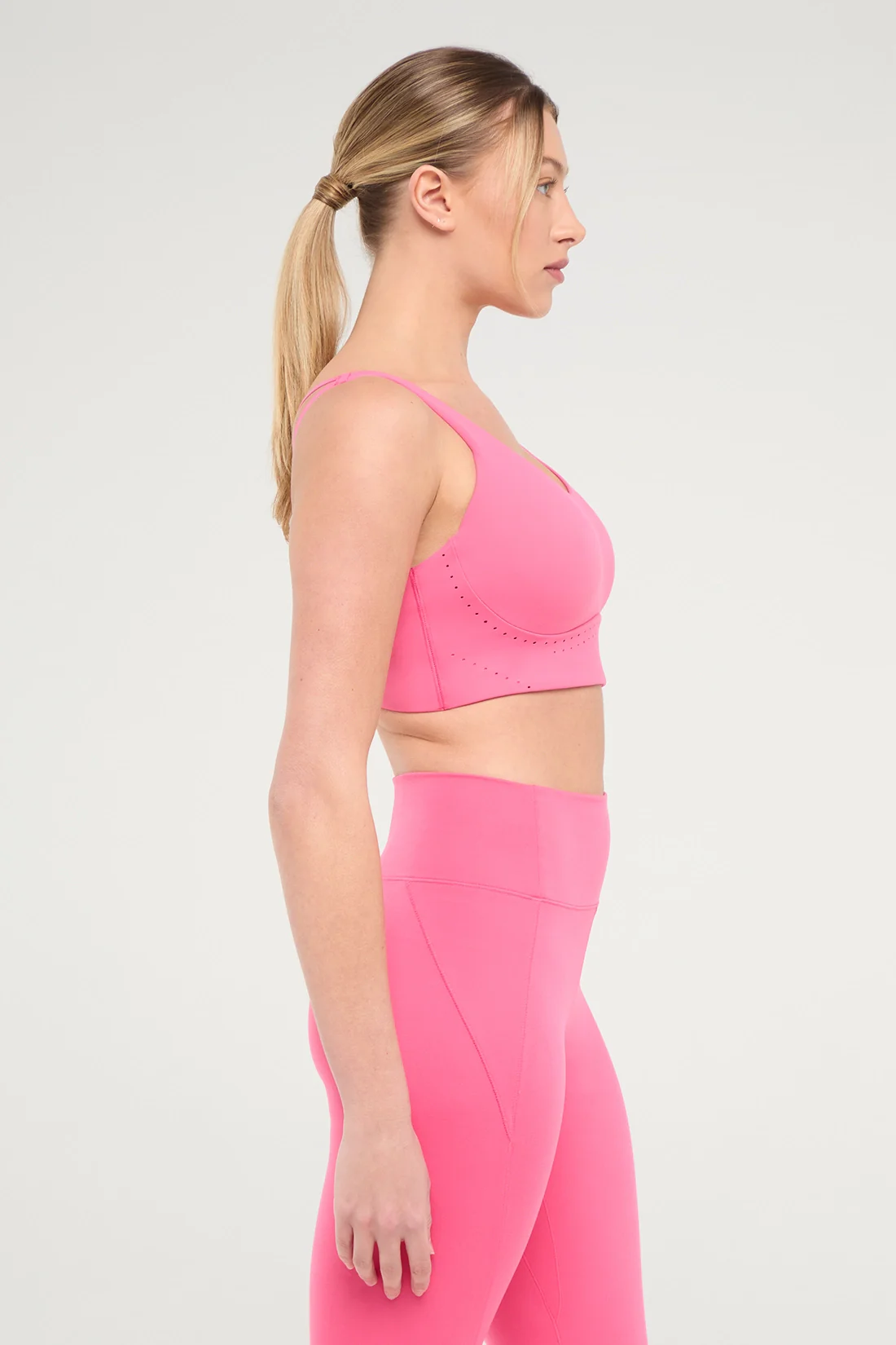 Jane Sport Bra - Pink Flambe - Image 3