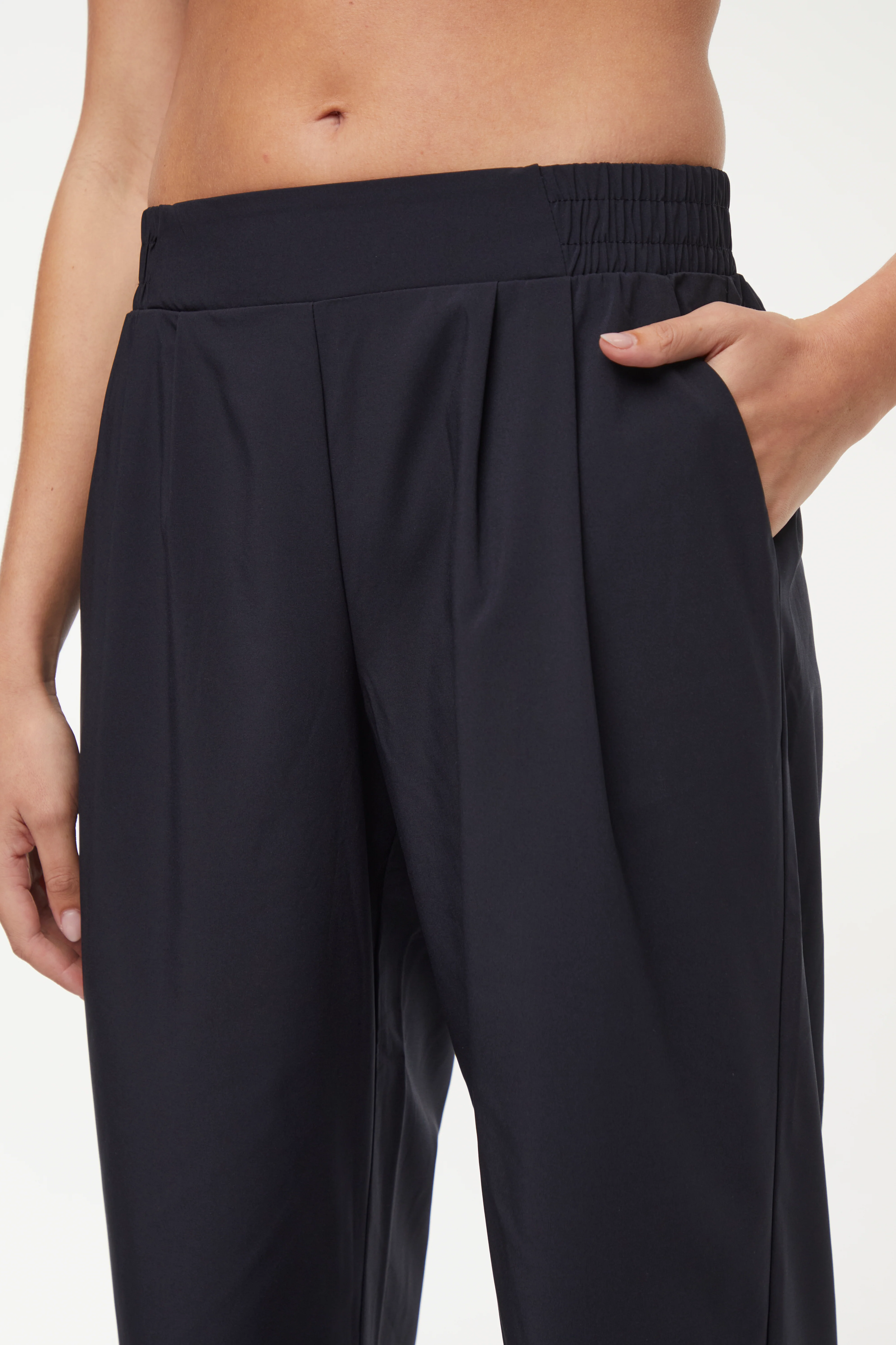 Lottie Wide Leg Pant - Black - Image 4