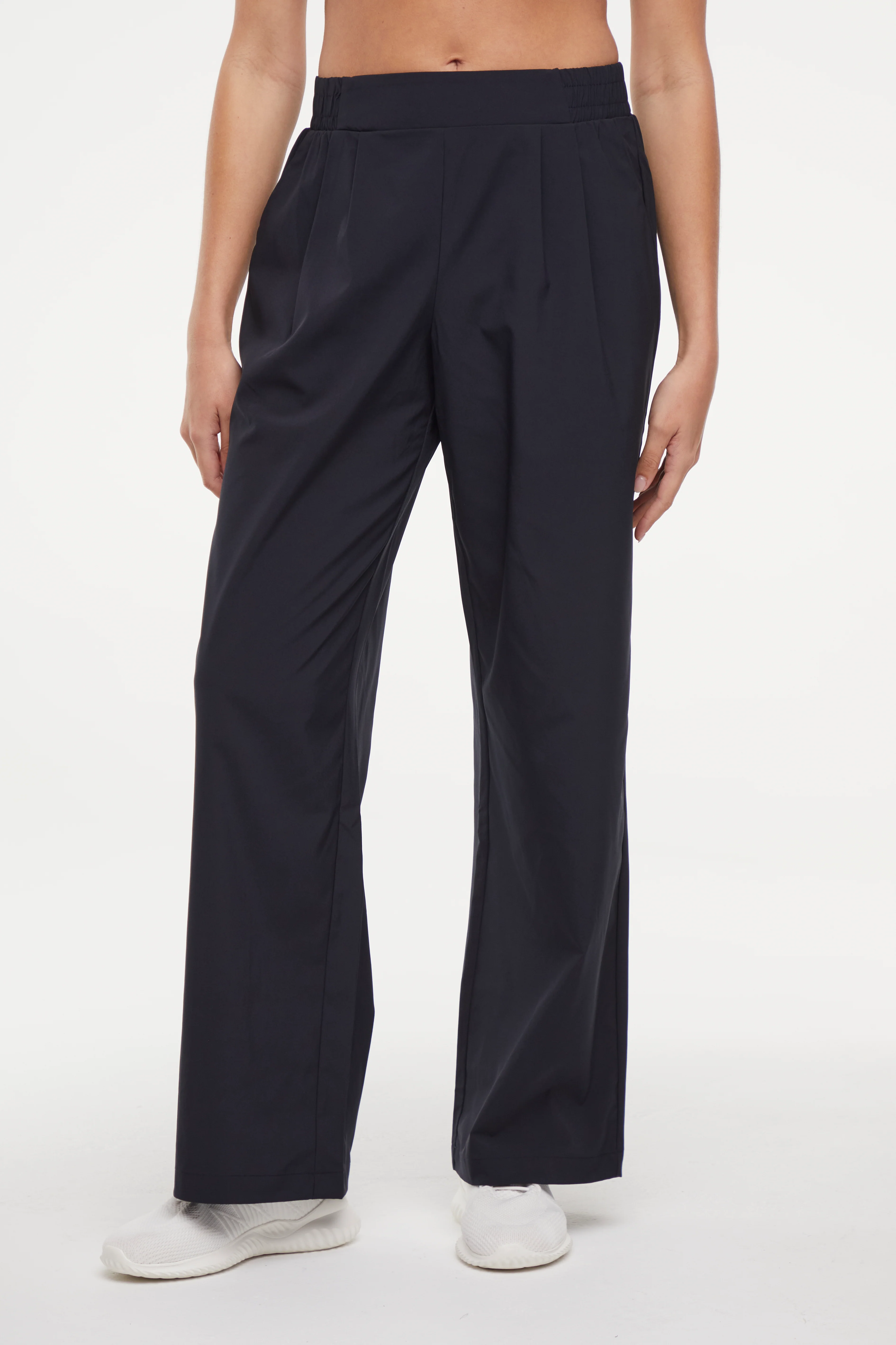 Lottie Wide Leg Pant - Black - Image 5