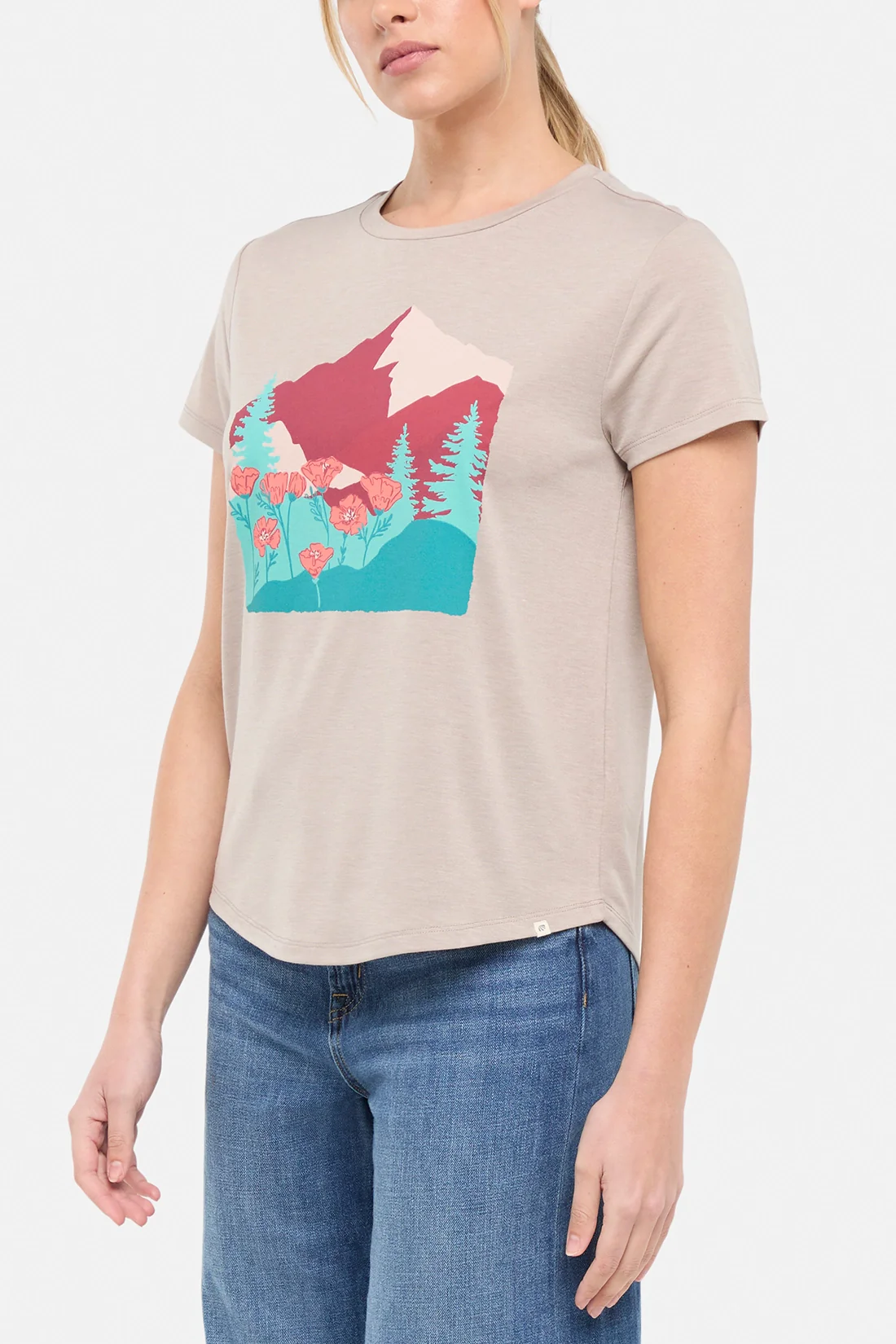 Monica Tee (H. Atmosphere Poppies On Mountains) - Image 5
