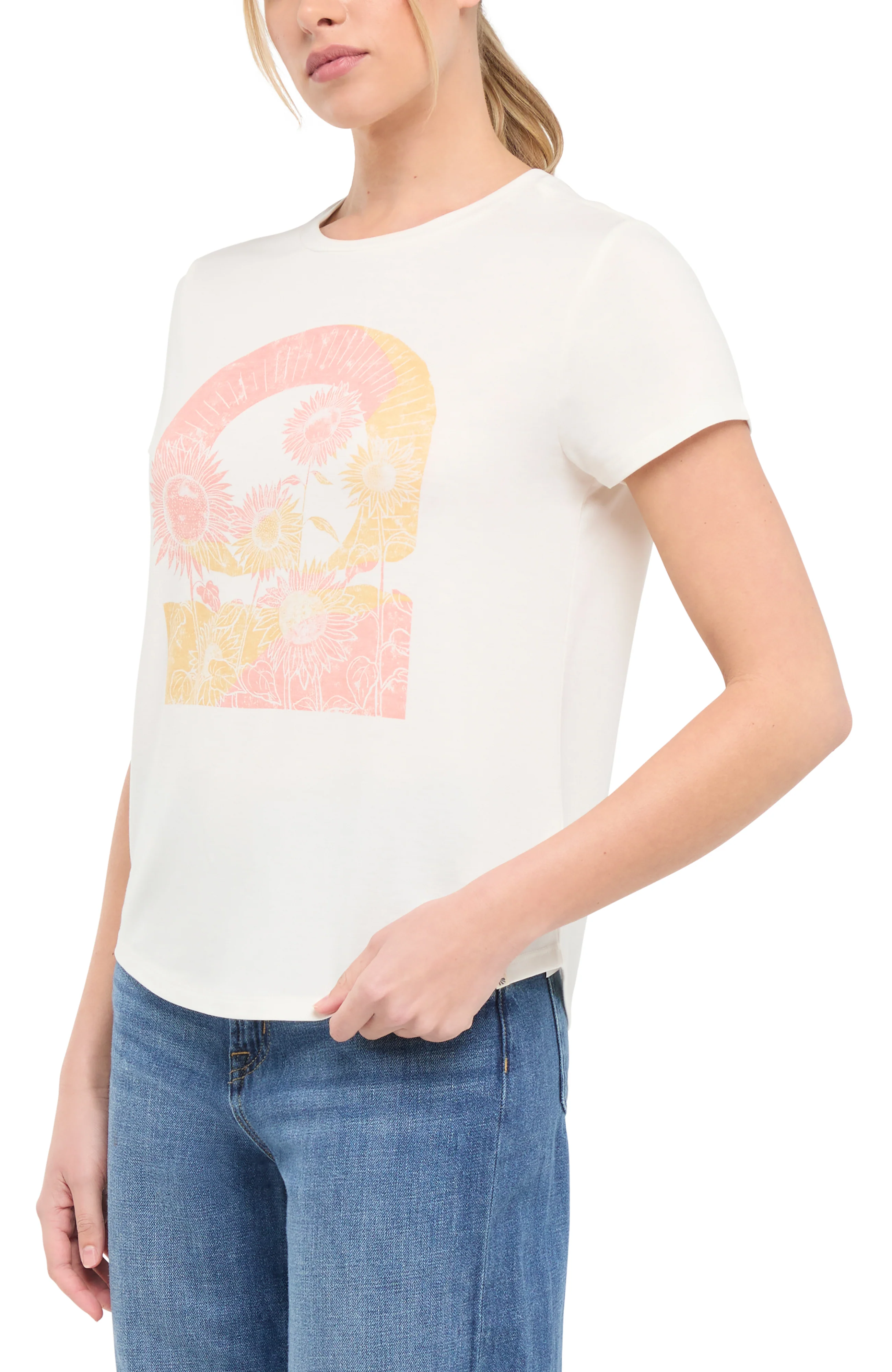 Monica Tee (Sugar Swizzle Sunflowers In Fields) - Image 5