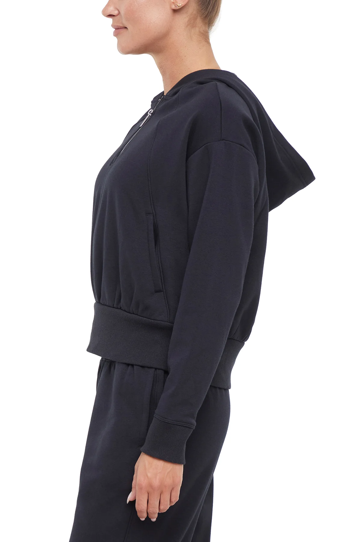 Roxie 1/4 Zip - Black - Image 3