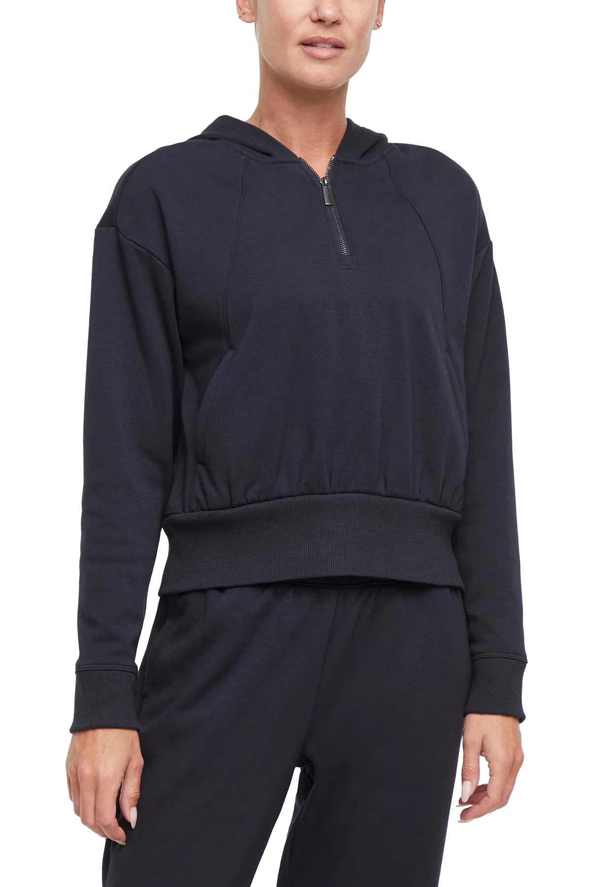 Roxie 1/4 Zip - Black - Image 4