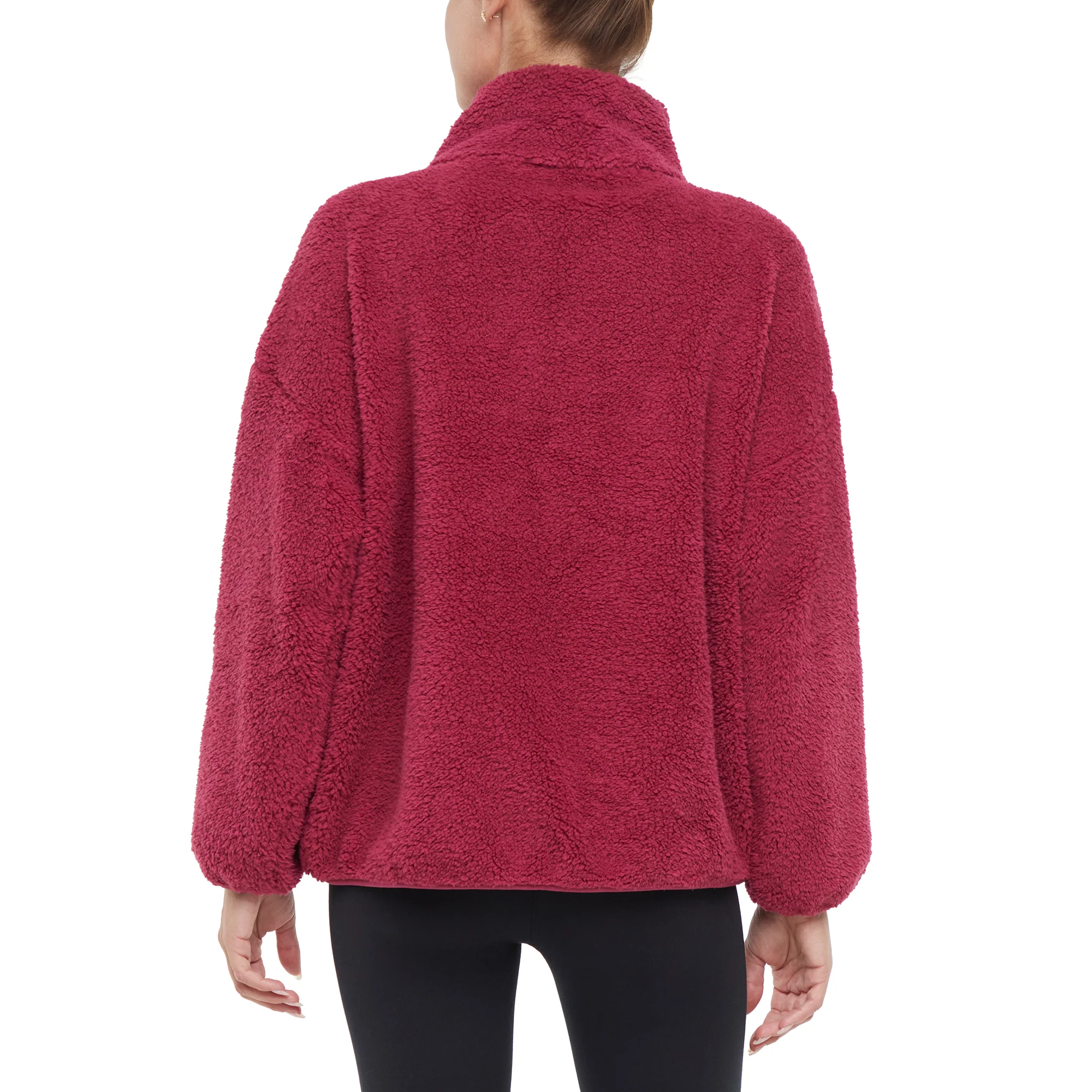 Stevie Mock Neck - Beaujolais - Image 2