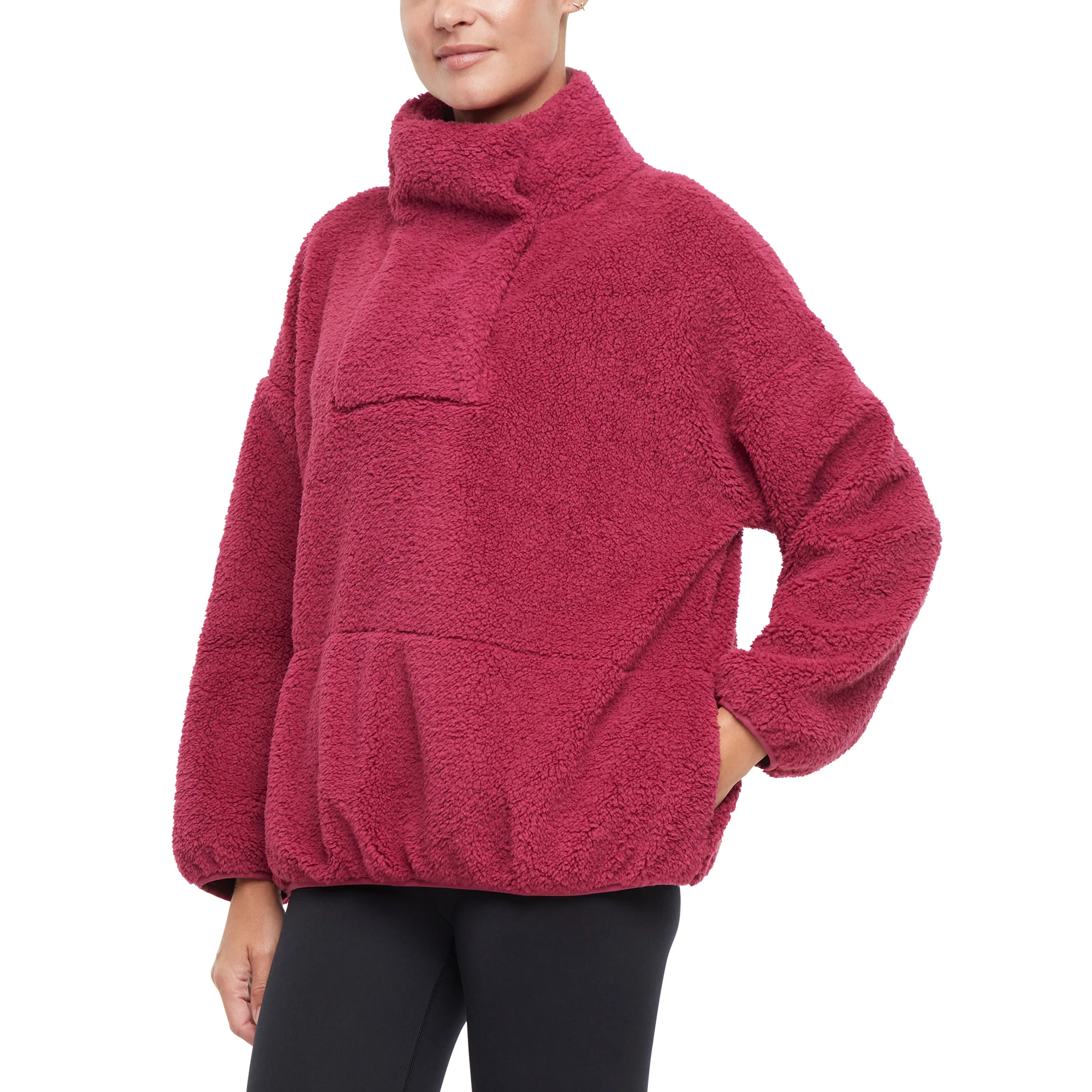 Stevie Mock Neck - Beaujolais - Image 4