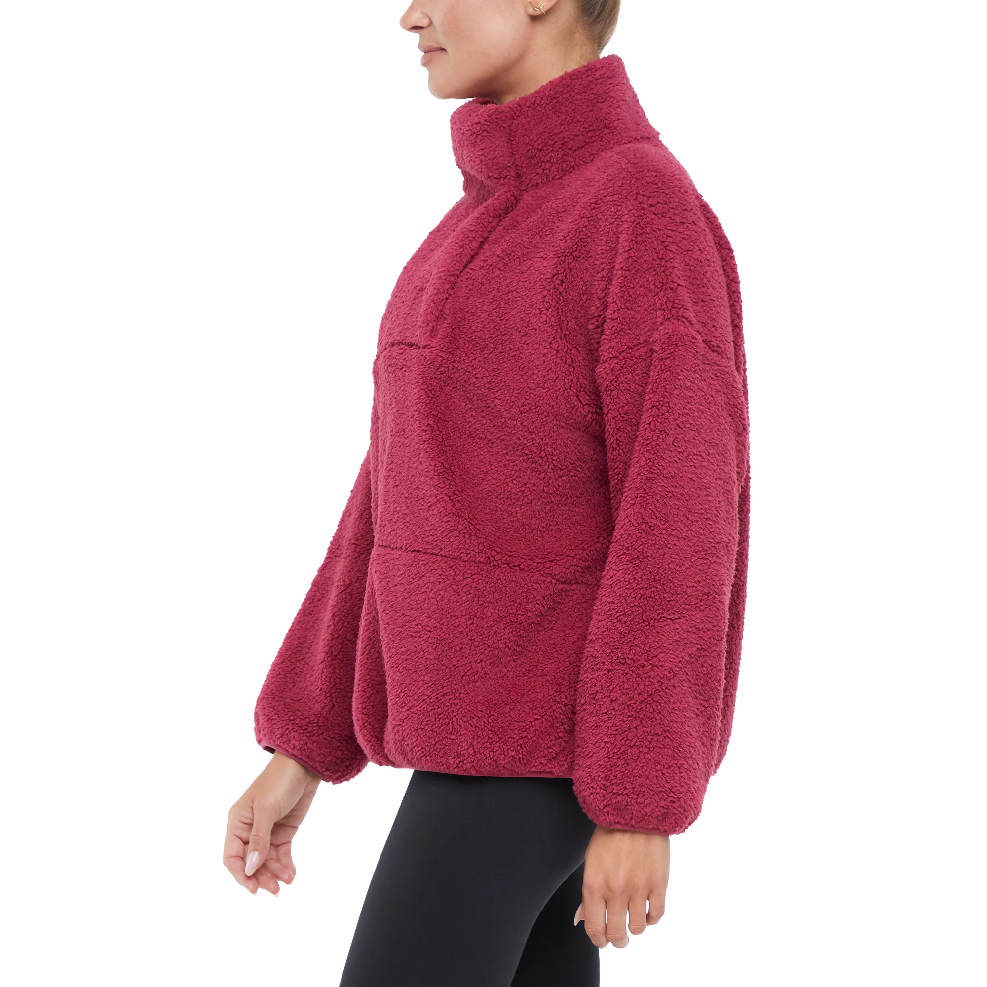 Stevie Mock Neck - Beaujolais - Image 5
