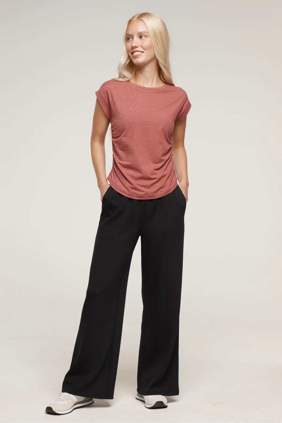 Zoey Short Sleeve Top (H. Crushed Berry) - Image 4
